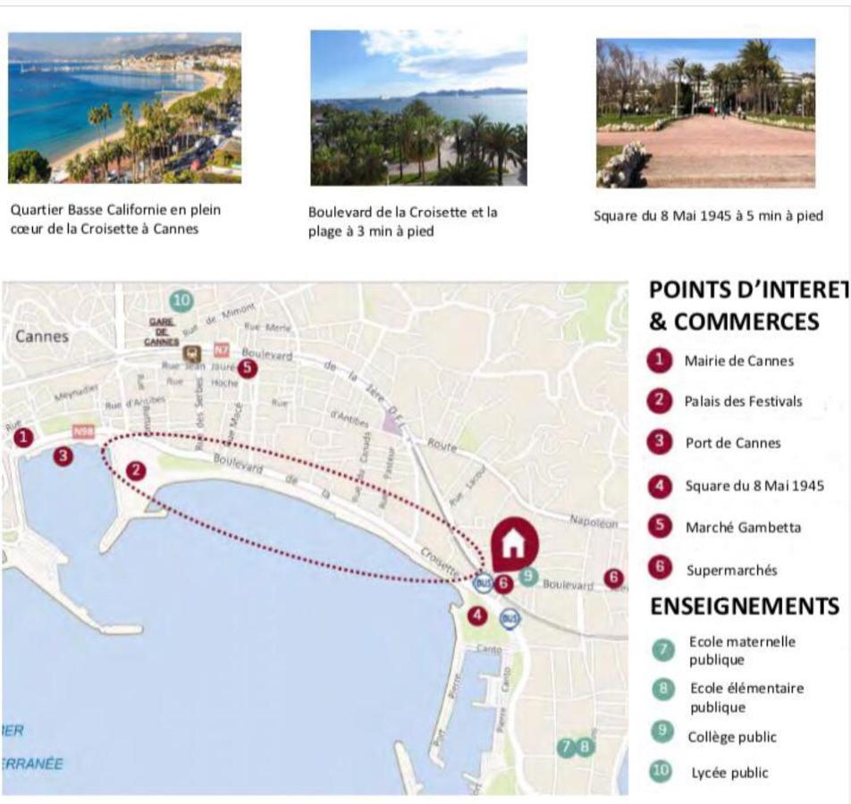 Cannes Croisette Buitenkant foto